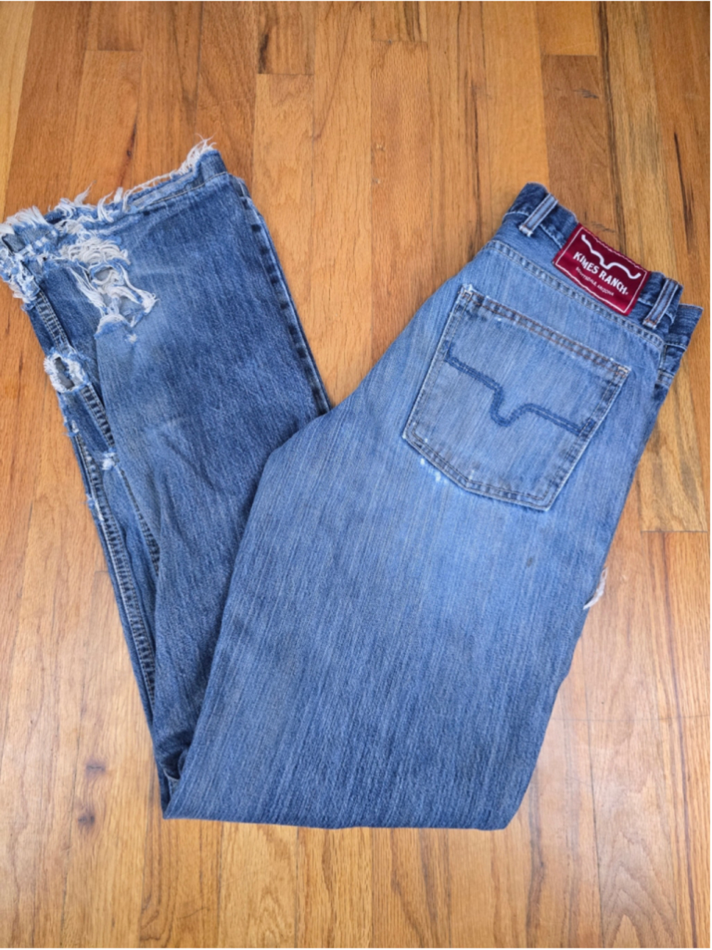 Men's Kimes Ranch Dillon Straight Leg Jeans, Blue, Size 30x34
